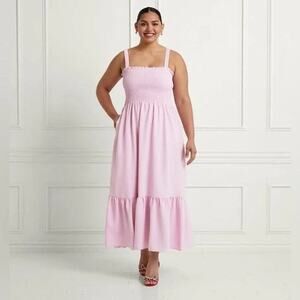Hill House Pink Midi Dress